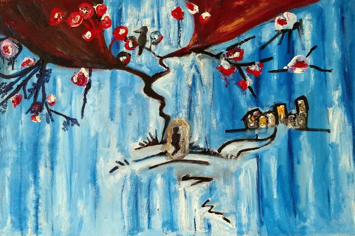 Man Under Tree